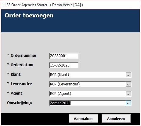 Order Agencies Software